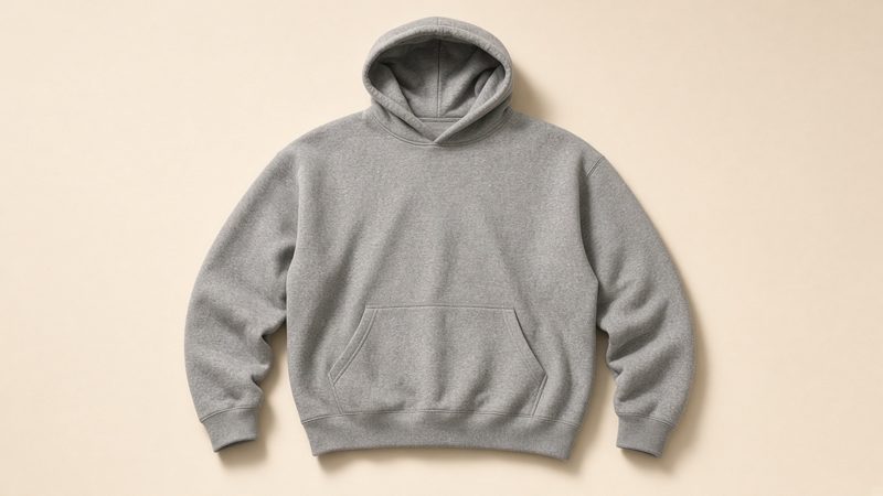 hooded sweatshirt (representative image)